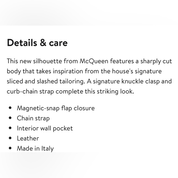 Alexander McQueen NWT Slash Cutout Knuckle Leather Clutch - Picture 9 of 10